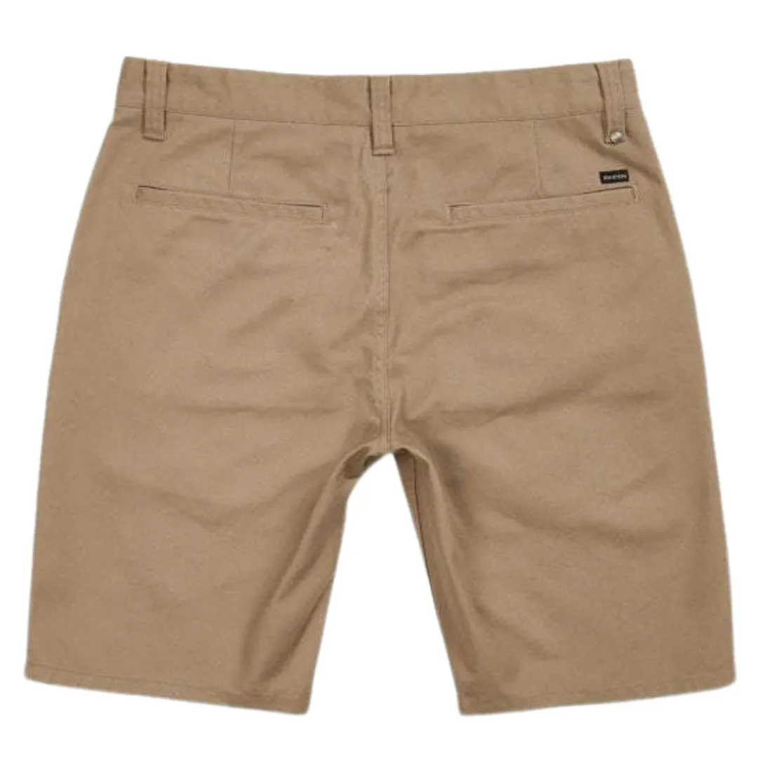 Brixton Choice Chino Shorts - Khaki